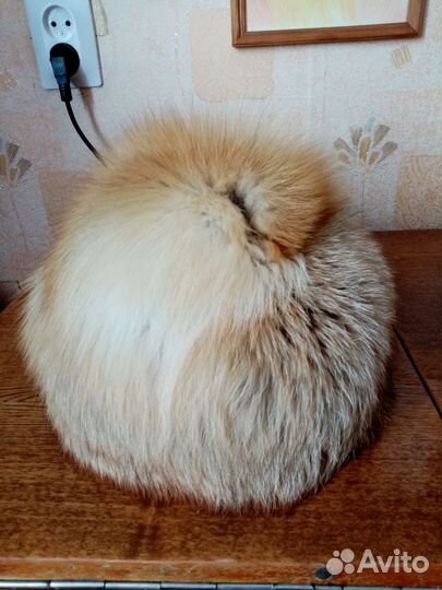 Шапка из меха лисы