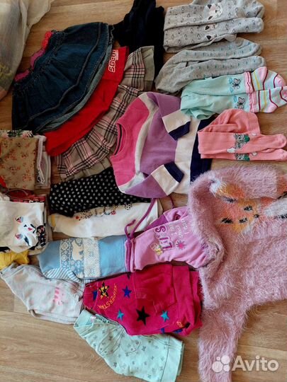 Вещи пакетом на девочку от 3 мес до 1.5 лет