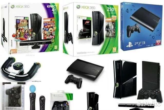 Xbox 360 - PS2 - PS3 - PS4 - PSP - Аксессуары