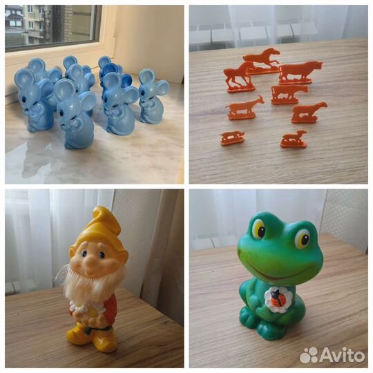 Игрушки СССР пластмассовые мышки винтаж