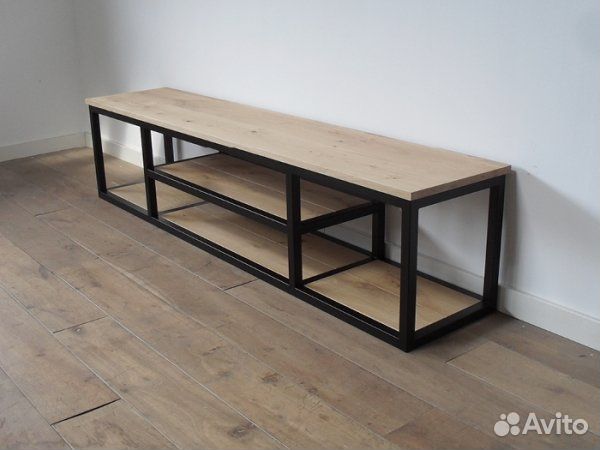 Лофт тумбочка под телевизор