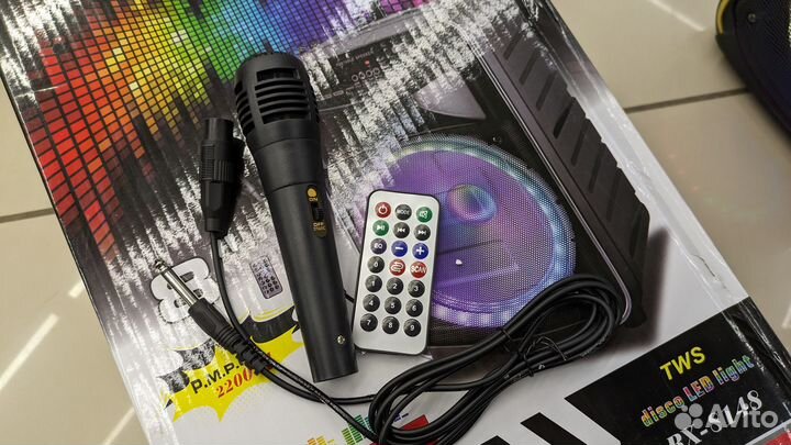 Колонка Speaker 30вт Bluetooth с подсветкой