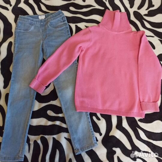 Вещи пакетом на девочку, р. 122