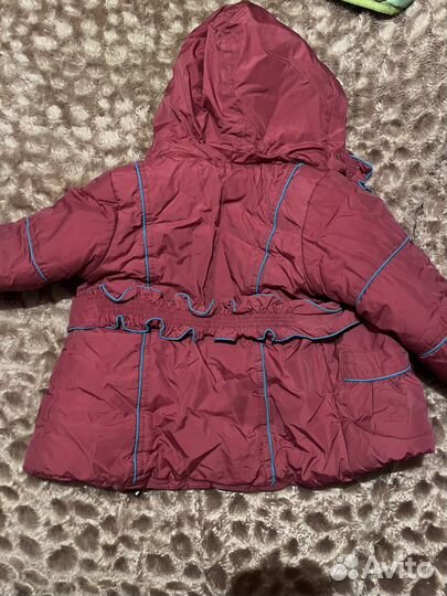 Куртка зимняя для девочки 110