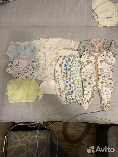 Детские вещи пакетом (0-9мес)
