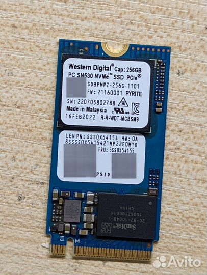 Nvme ssd western digital sn530 steam deck