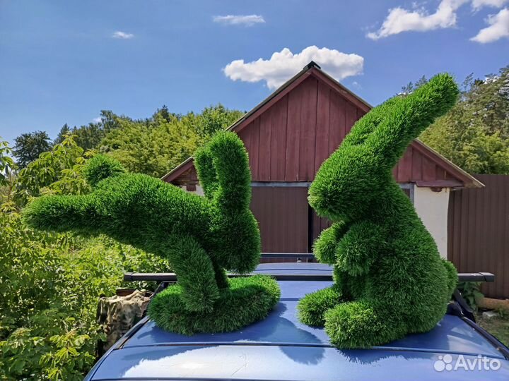 Топиарная фигура зайчики