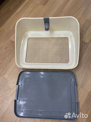 Лоток с бортиками для собак