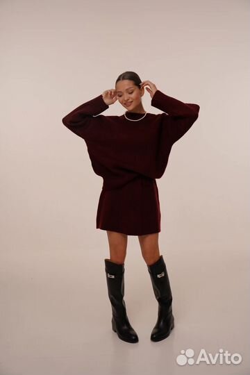 Костюм женский теплый трикотажный