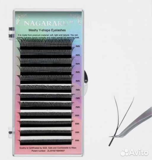 Ресницы nagaraku / готовые пучки 2д 3д 4д 5д