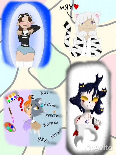 Рисунки на заказ аниме/арт/портреты/аватарки и тд