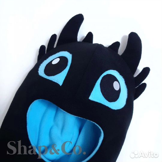 Шапка шлем Беззубик/Ночная фурия