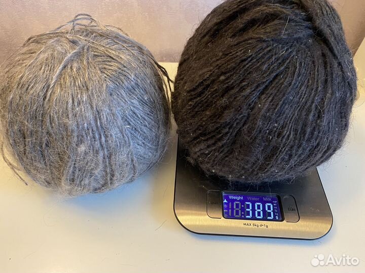 Пряжа хлопок шерсть ирис