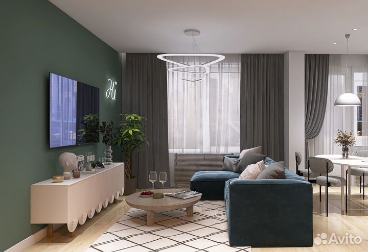 Дизайн-проект квартиры и домов дизайнер-интерьера