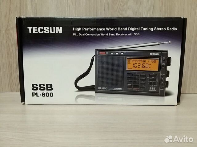 Всеволновый Приемник Tecsun PL-600 с антенной купить в Санкт-Петербурге ...