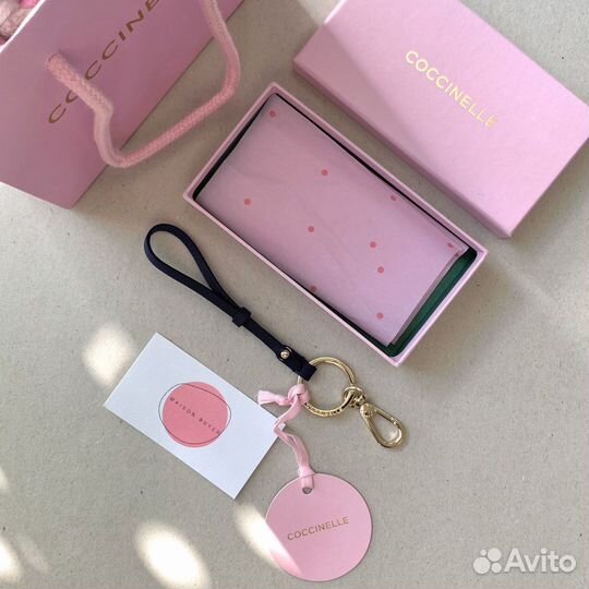 Брелок coccinelle новый оригинал