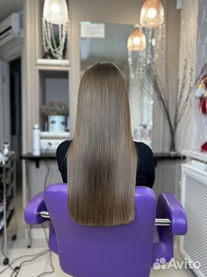 Кератиновое выпрямление, ботокс, полировка волос