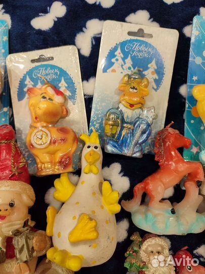 Свечи- фигурки огромным пакетом