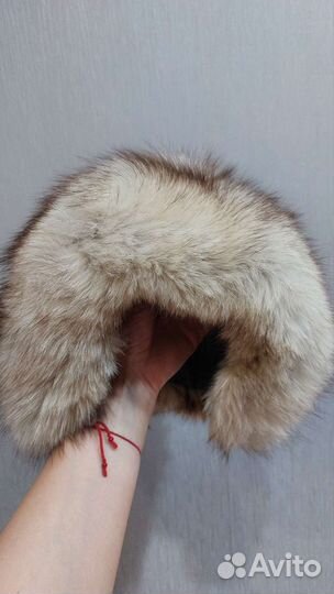 Шапка мех натуральный песец