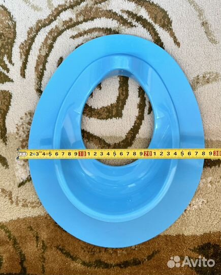Сидушка/ накидка на унитаз детская, голубая