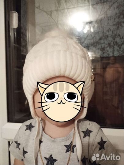 Шапка для девочки новая