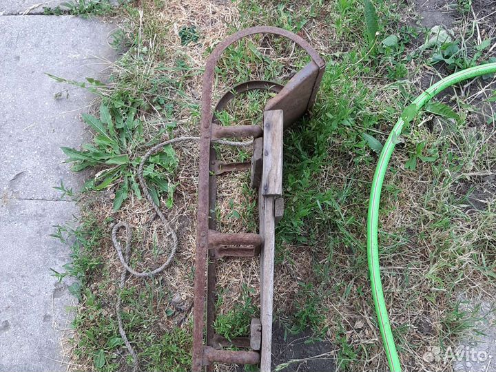 Санки детские металлические старинные