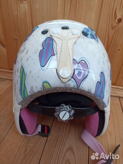 Шлем горнолыжный детский (51-55) и очки Alpina