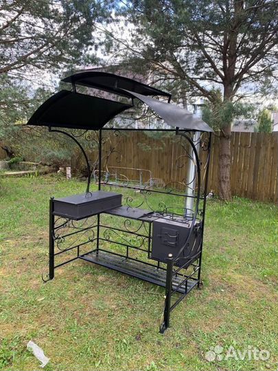 Мангал с печкой под казан/ С завода