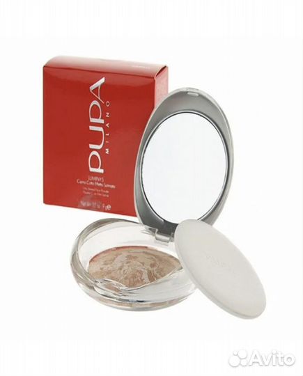 Пудра pupa новая, luminys silky baked тон 4