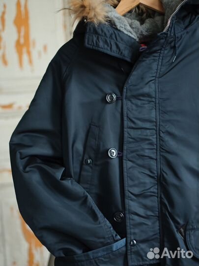 N-3B Parka Golden Fleece - M made in U.S.A 90's