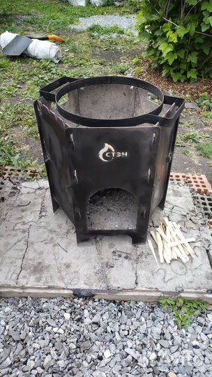 3 в 1.Печь казан мангал