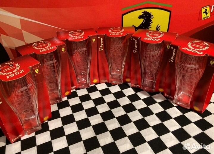 Коллекционные стаканы Scuderia Ferrari