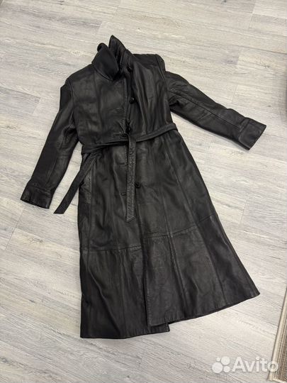 Кожаный плащ женский натуральная кожа