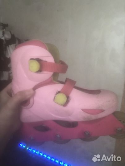 Роликовые коньки детские с защитой