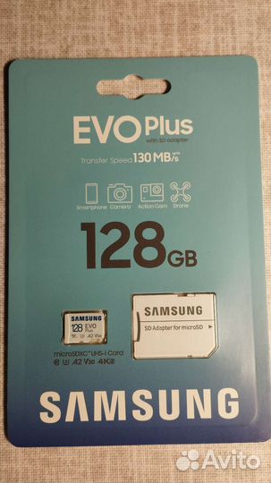 Карта памяти micro sd 128 samsung