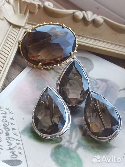 Дымчатый кварц 925