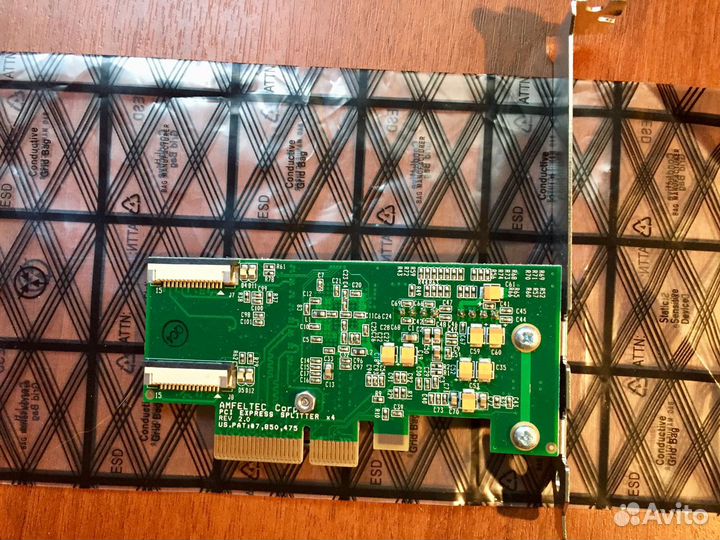 Amfeltec PCIe 4x Mini PCIe адаптер-разветвитель