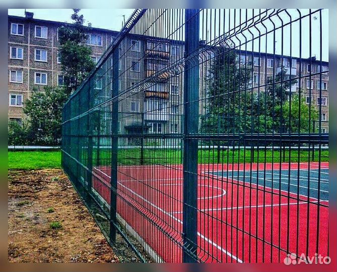 Забор сетка 3д