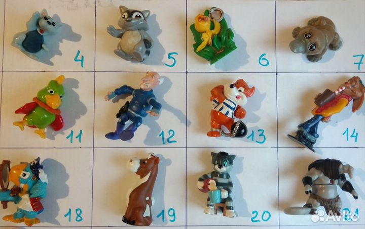 Игрушки из киндеров