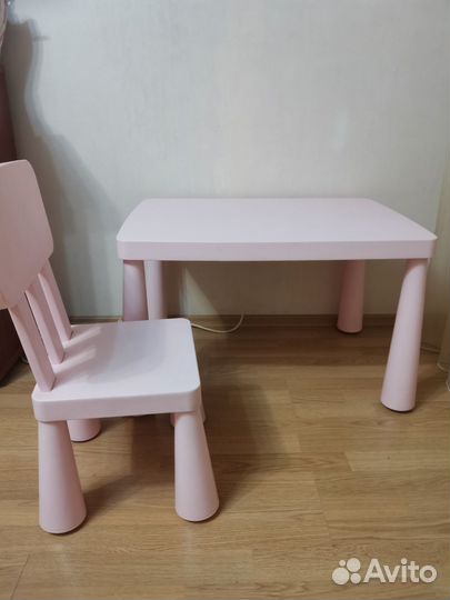 Стол и стул Мамут IKEA