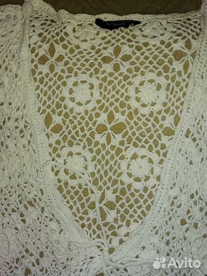 Кардиган-болеро - Эффект ручной вязки