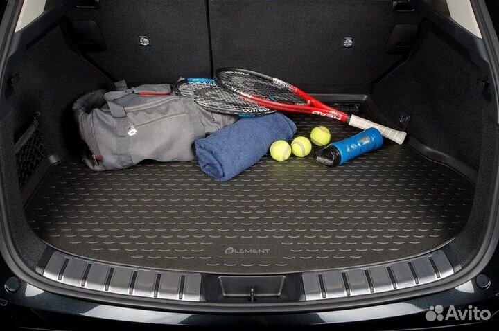 Коврик в багажник Toyota C-HR 2016+ (полиуретан)