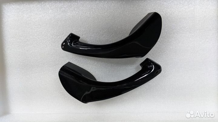 Ручки задних дверей Ларгус, чёрные глянцевые