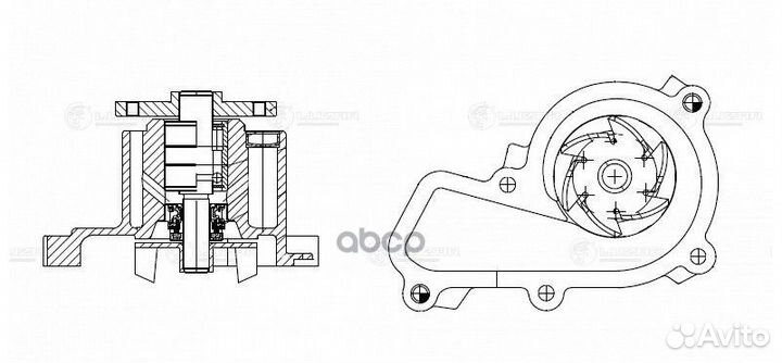 LWP 08E20 помпа Hyundai Elantra/i30/i40/ix35/T