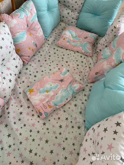 Бортики в детскую кроватку