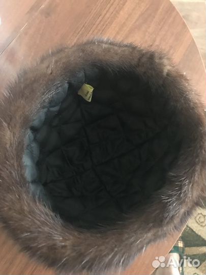 Зимняя женская шапка из норки