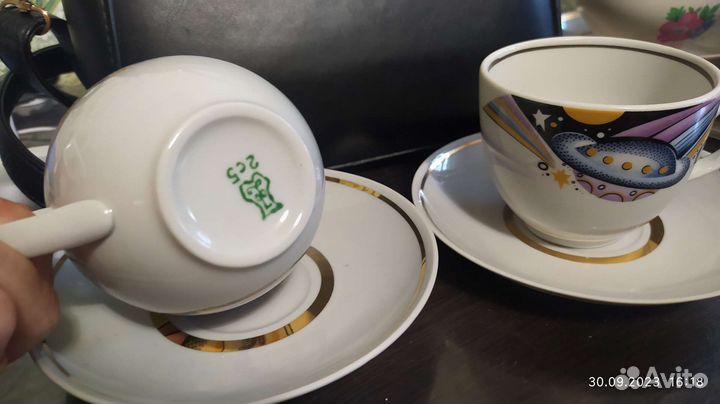 Чашка с блюдцем