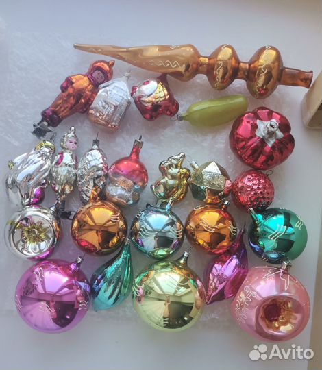 Елочные ссср. Набор в большой коробке