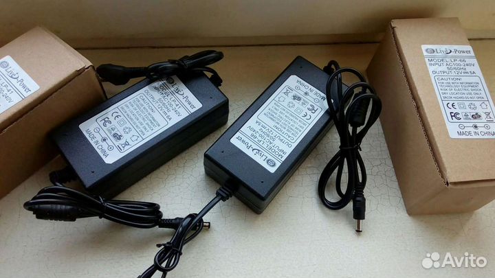 Блок питания 12v 5a/12в 5а стабилизированный