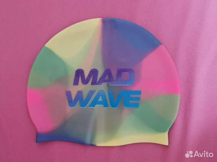 Шапочка для плавания mad wave